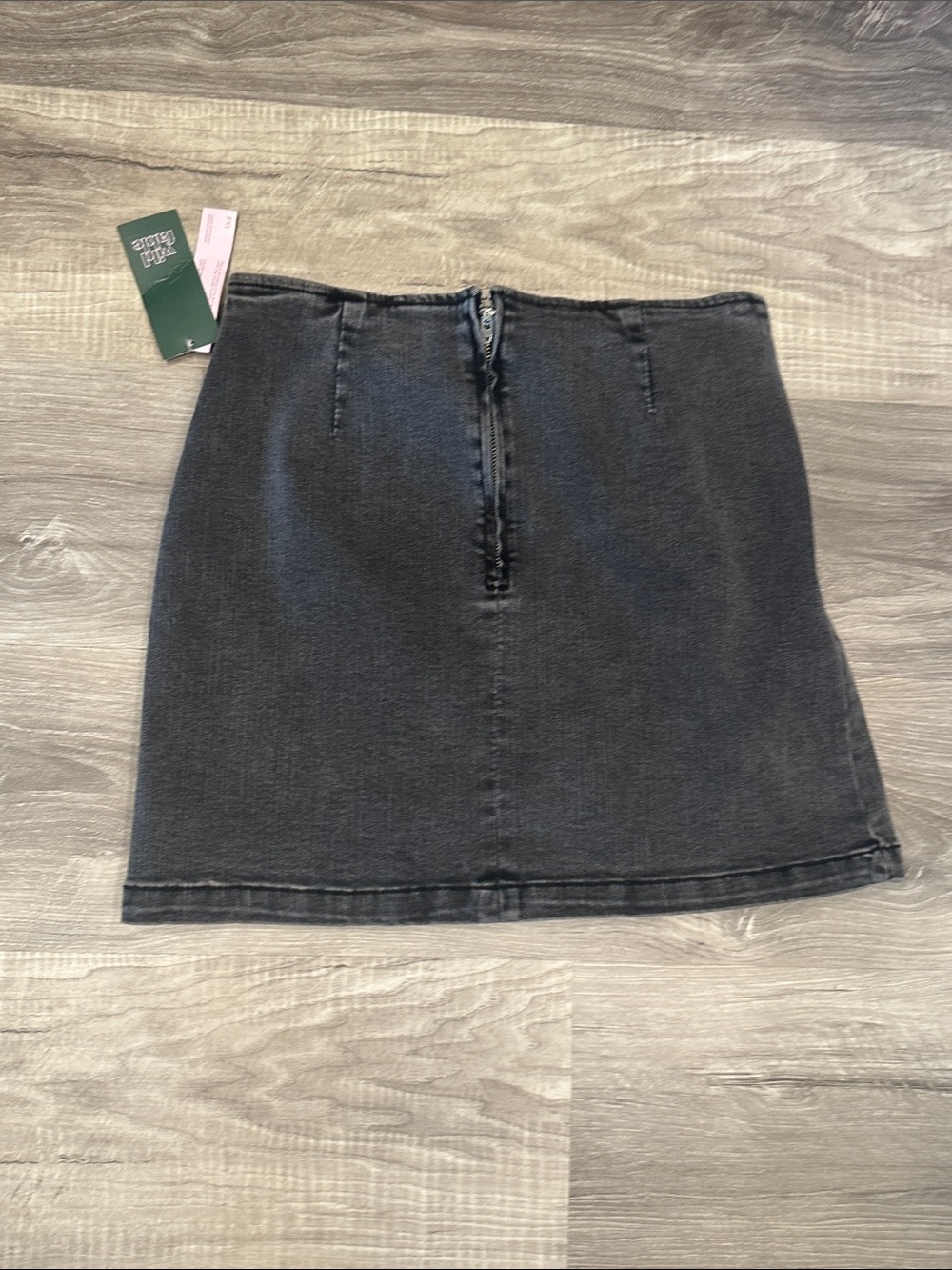 Wild Fable Black Wash Denim Skirt 8 NEW NWT - Picture 2 of 5